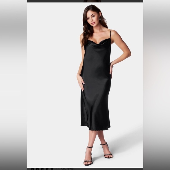 LAST CHANCE Bebe satin slip dress - Picture 2 of 6
